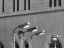 Alexej Meschtschanow, ›Bopparder Kanapee‹, 2005, Stühle, Metall, Lack, Kunststoff, 145 × 500 × 150 cm, Sammlung Halke (Foto: Gunter Binsack, © Alexej Meschtschanow)